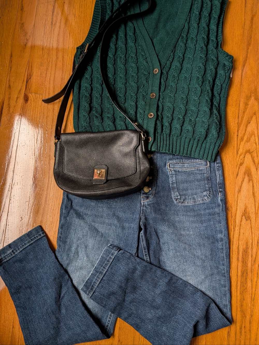 Pilcro and the Letterpress Indigo High-Rise Button-Fly Jeans